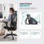 Chaise de bureau ergonomique à roulettes