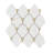 Satin Aurelia Spearline 10 in. x 12 in. Matte Glass Mosaic Wall Tile