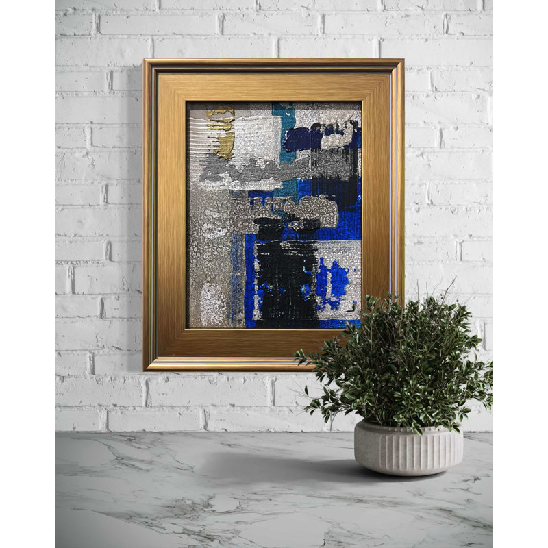 Deep End No. 1 - Original Mixed-Media Abstract Painting by J. Kent Martin