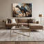 «Dinosaur Amargasaurus», art mural sur toile grise-998540968