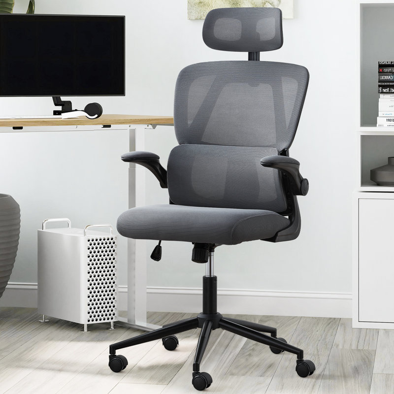 Chaise de bureau Gintare, Noir