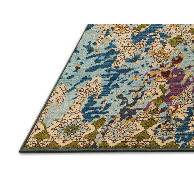 Westhope Abstract Indoor Rug, Rectangle 4' x 6'