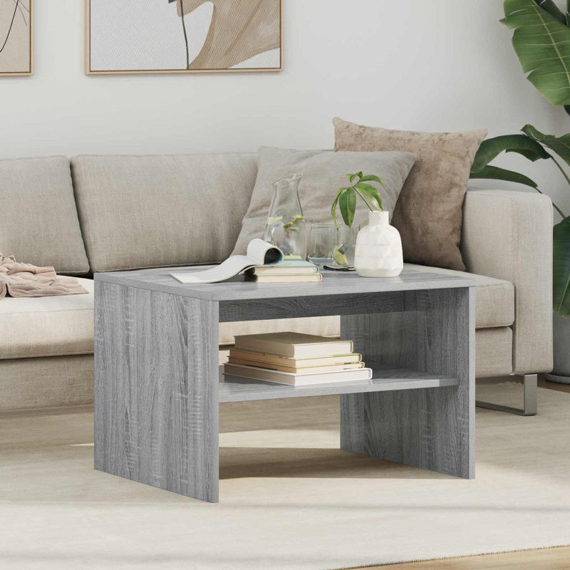 Coffee Table with Storage, 40cm. H x 60cm. L x 50cm. W, Grey Sonoma