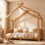 Lit cabane pleine grandeur avec sommier à lattes, cadre de lit en bois massif-2124574194-2124574201