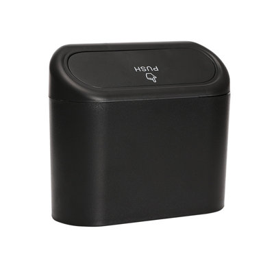 Car Trash Can With Lid Mini Auto Dustbin Garbage Organizer With A Roll Of Trash Bags