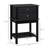 Side Table With 2 Storage Drawers, Modern End Table With Bottom Shelf
