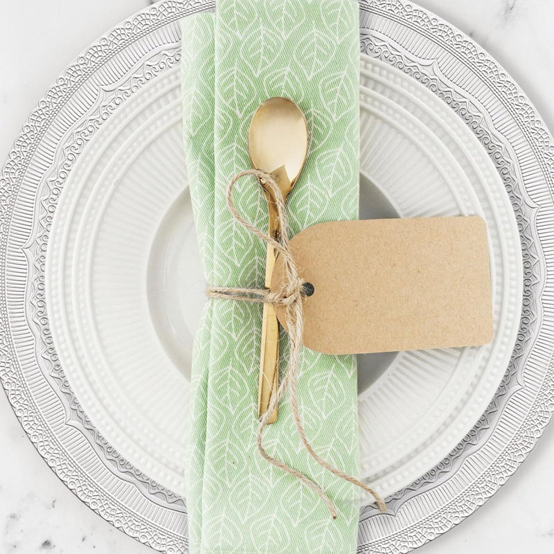 6 Pack 13" White Lace Embossed Round Charger Plates, Reusable for Party & Event Table Setting