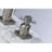 Kingston Brass Concord Two-Handle 3-Hole Deck Mount Widespread Bathroom Faucet with Retail Pop-Up Drain