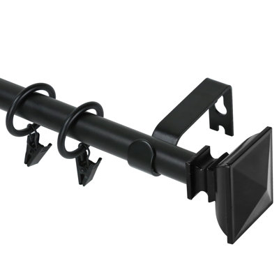 Plemmons Adjustable Single Curtain Rod