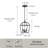 Alfreda 3 - Light Dimmable Lantern Chandelier-195892038