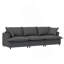 Module de repose-pieds 33 * 27,5 "pour canapé modulaire modulaire, assise large, chenille
