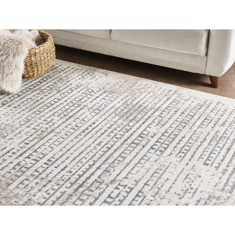 Tapis tissé à la machine Valde, Tapis de couloir 2 pi x 6 pi