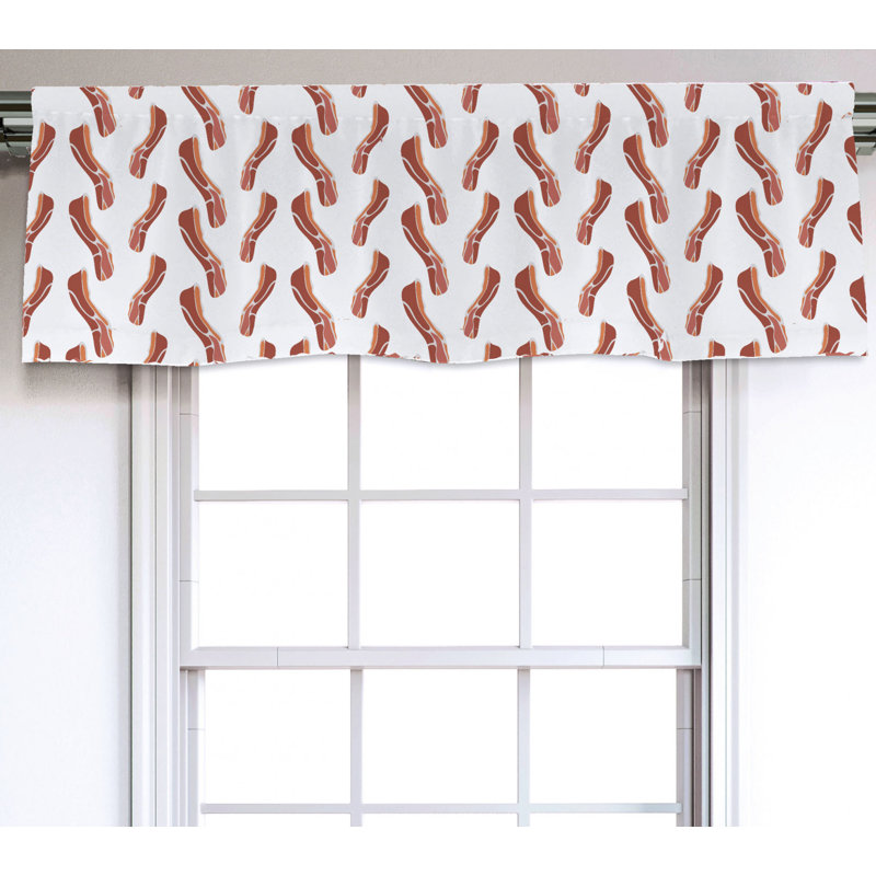 Sateen Ruffled Window Valance