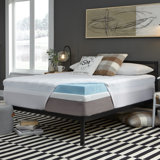 5.5" Gel Memory Foam and Fiber 2-Piece Mattress Topper