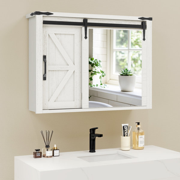 Barn Door Medicine Cabinet