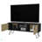 Hairpin Legs TV Rack, Media Unit With 2 Doors And Open Shelves