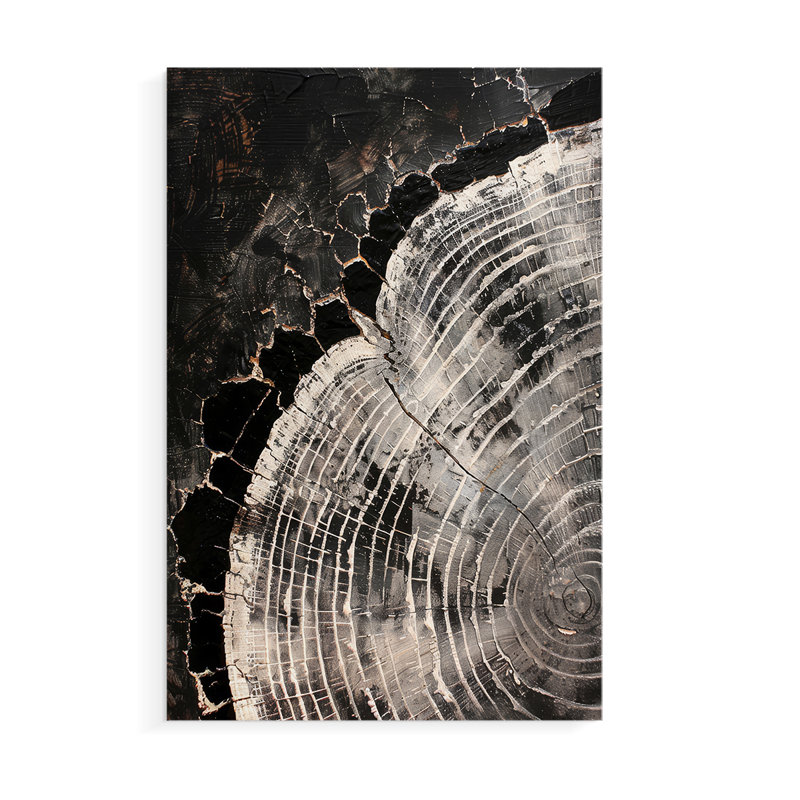 ABSTRACT Series CC III - Impression sur toile seulement - NON-CADRE, H 36 po x l 24 po