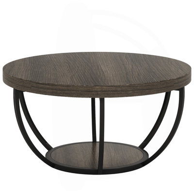 2-Tier  Round Coffee Table