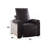 Misezon Dark Brown Top Grain Leather & Aluminum Power Motion Recliner