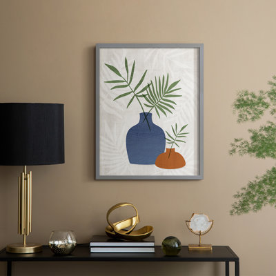 Palm Still Life I, reproduction encadrée - bois massif