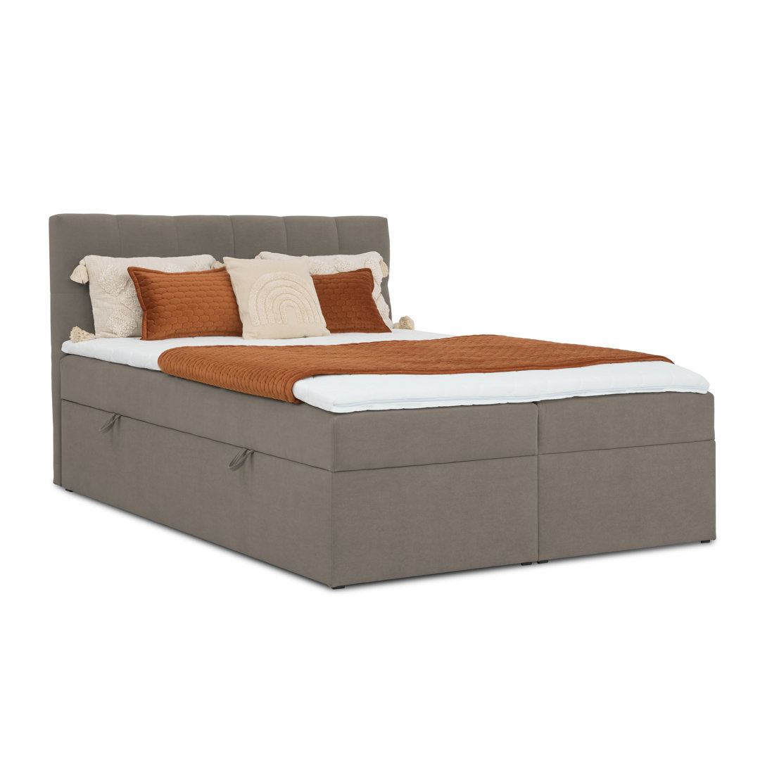 Boxspringbett Leif mit Topper und Bettkasten