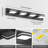  30 in. 4-Light Modern Black LED Bathroom Vanity Light 5CCT with Adjustable Head, Dimmable-1159575742-1159575741