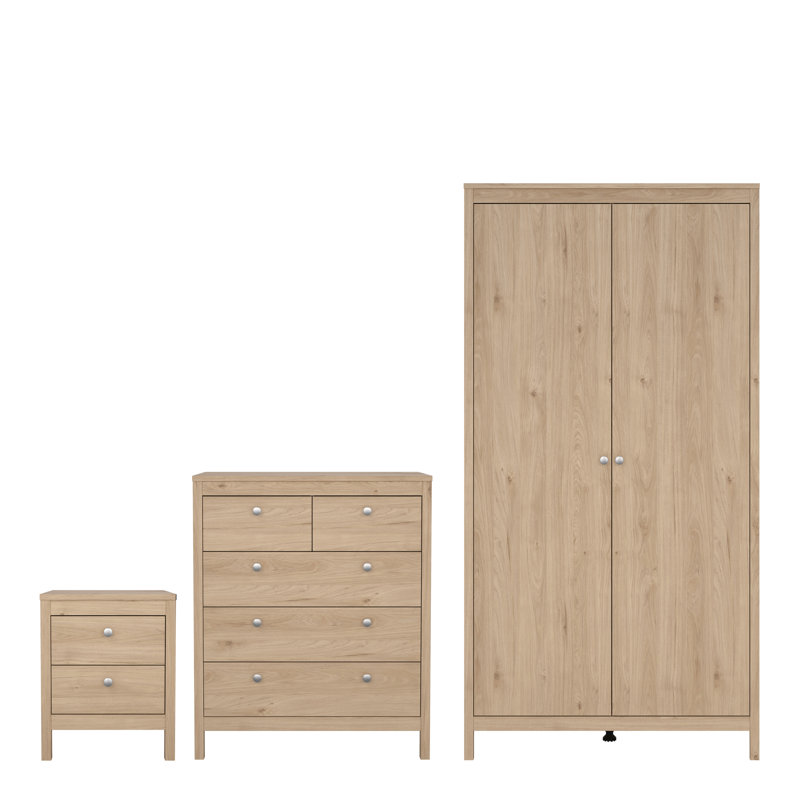 Brojanac Piece Bedroom Set, Oak