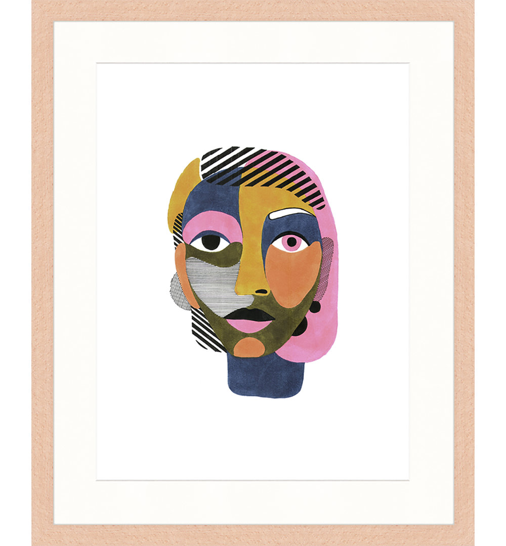 Abstract - Picture Frame Graphic Art Print on Paper