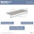 Modular Storage 57.40" W Shelf Unit with Hang Rod-98788133