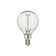 Visual Comfort & Co. LED G16-1/2 shape 2.5W 2700K Soft White E12 Candelabra base Clear Edison Style light bulb