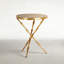 Edgar Cast Iron Pedestal End Table