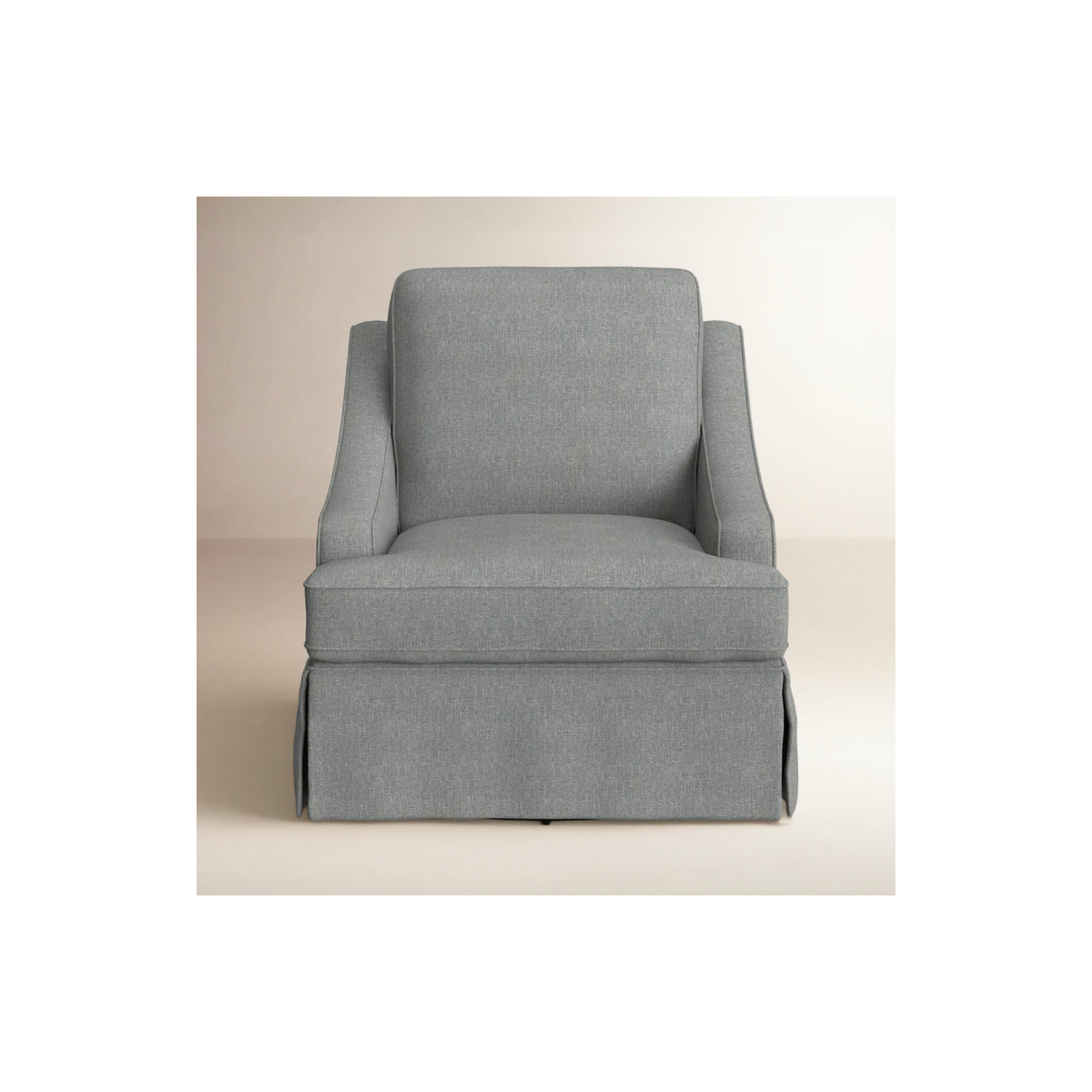 Allerton Upholstered Swivel Glider, Cherie Pearl Performance