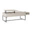 Table basse à plateau relevable avec rangement