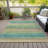 Machine Washable Indoor/Outdoor Xhevrie Aloe Rug-112168796