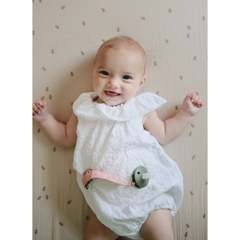 Extra Soft Muslin Crib Sheet, Bees