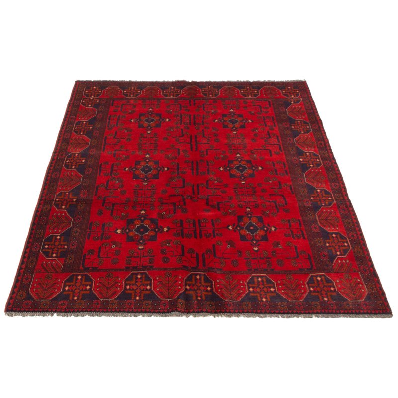 Tapis rouge Finest Khal Mohammadi 5 pi 1 po x 6 pi 4 po
