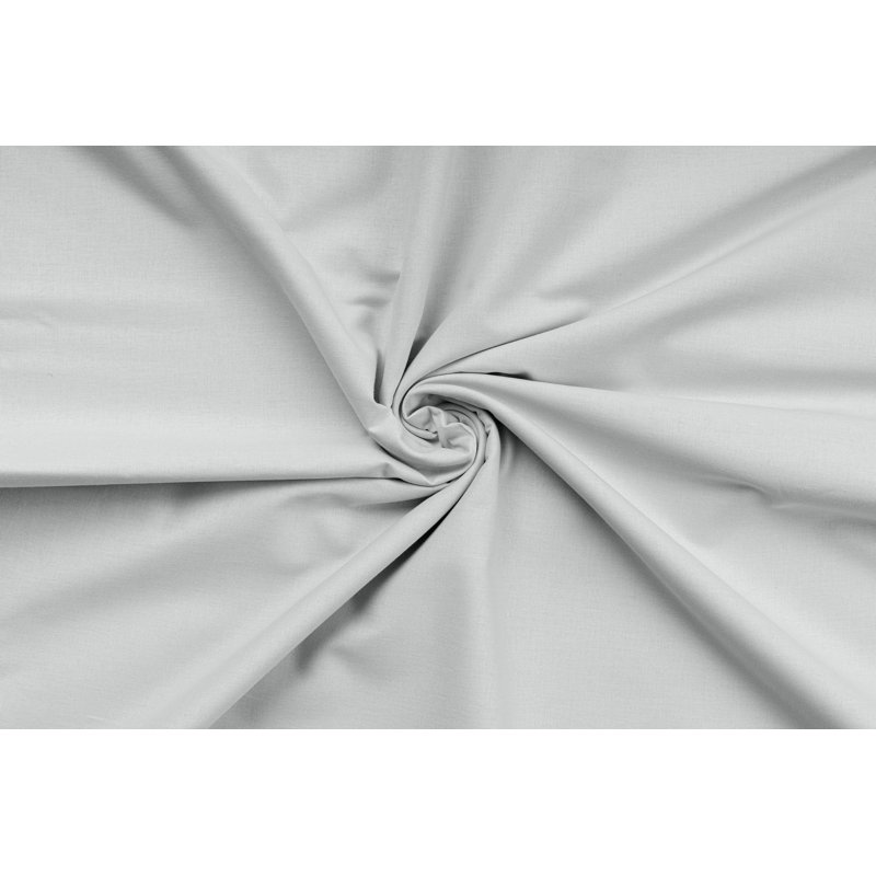 Luxury Ranforce King Quilt Cover Set, 100% Cotton, Grey | Duvet Cover 102.4 x 86.6 inches & 2 Pillowcases 23.6 x 23.6 inches | 155 Thread Count, Button Closure, Machine Washable at 30°C | Soft & Durable Bedding