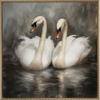 Ballet Of The Swans II Canvas Wall Art