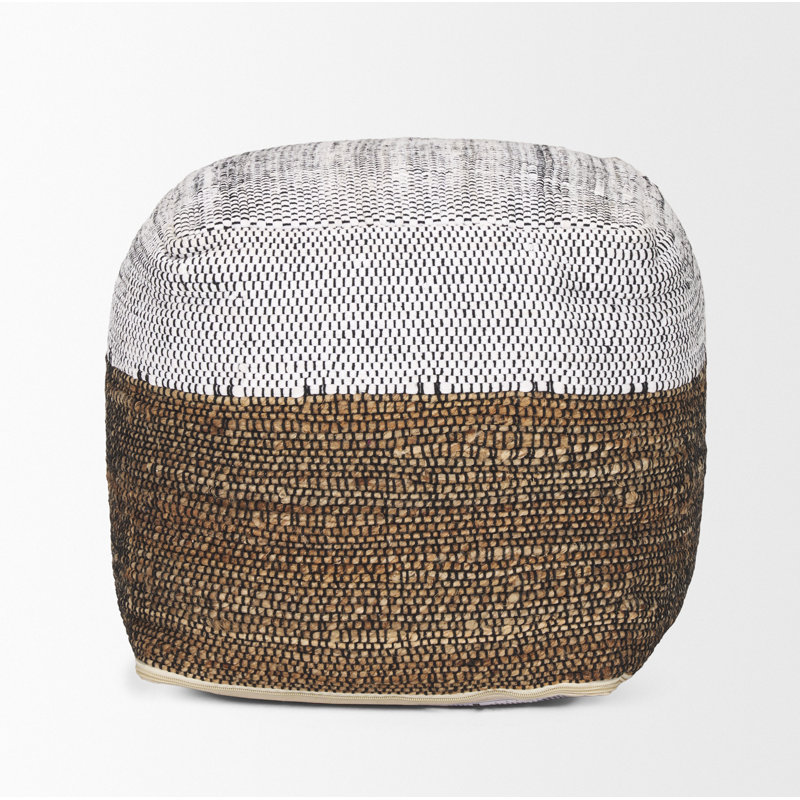 Aaravi Upholstered Pouf