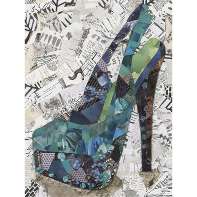Tameaka Couture Shoes III by Coco Good - Wrapped Canvas Print