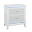 Table de chevet blanche ADALID