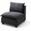 Ensemble de canapé en lin avec repose-pieds convertible pour le salon-1756969942