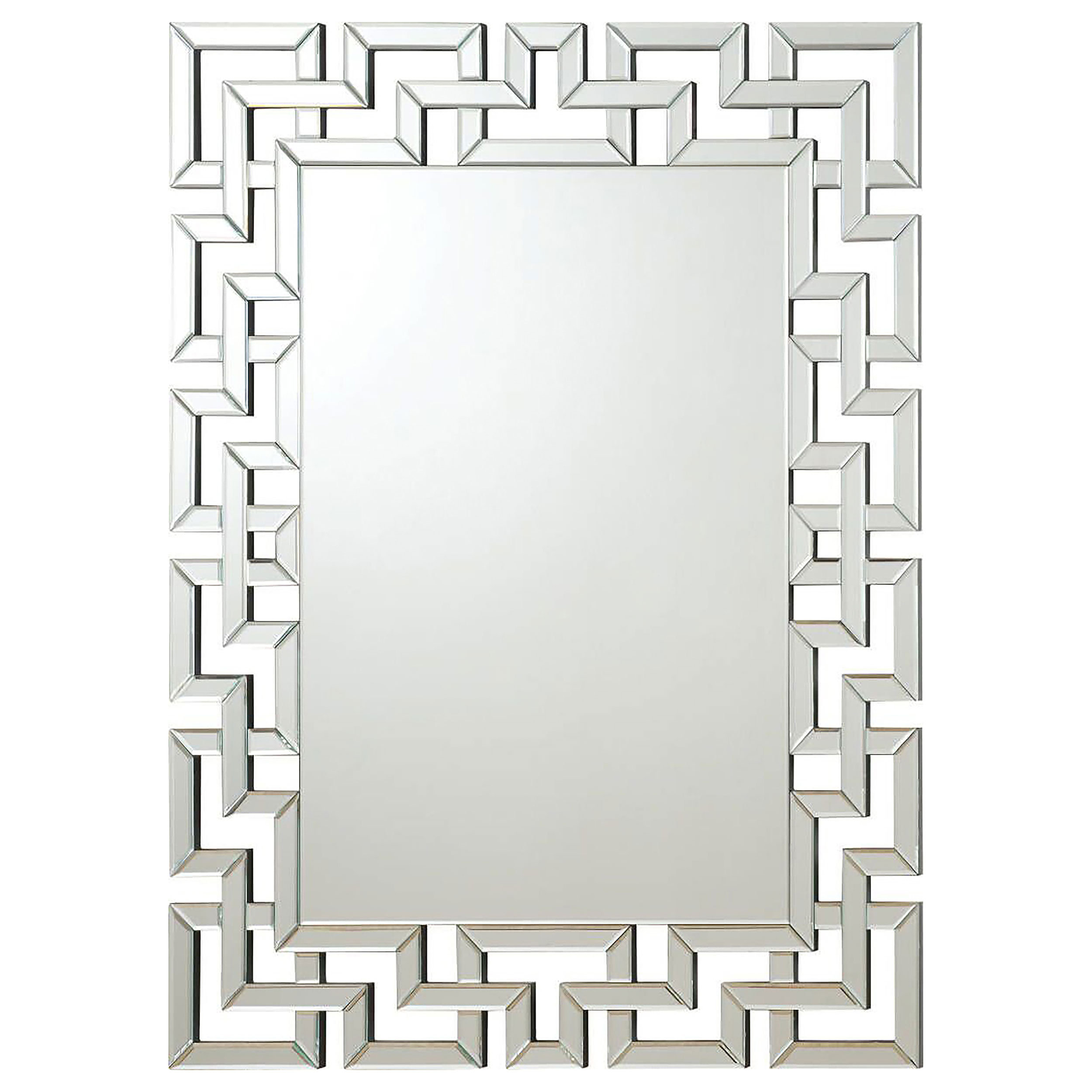 Mercer41 Orms Rectangle Wood Wall Mirror | Wayfair