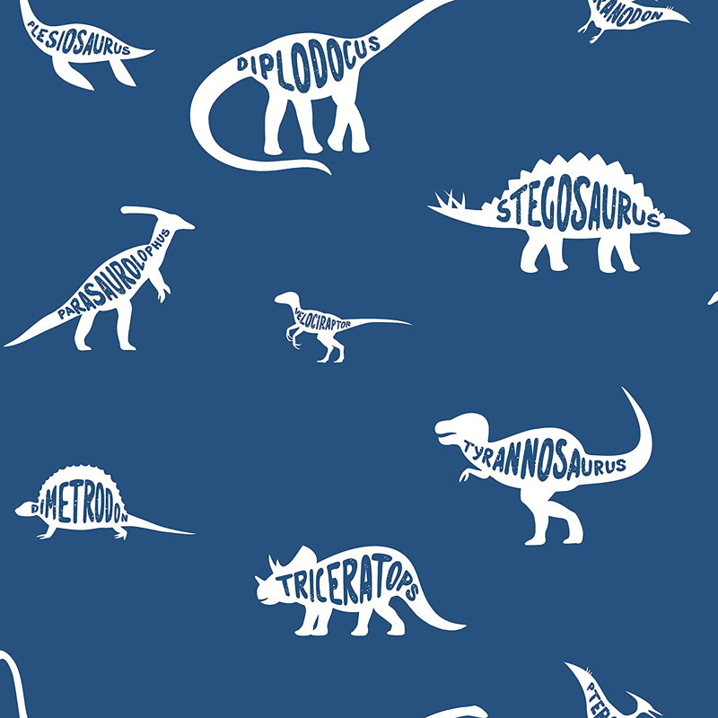Cinderford 10.05m x 53cm Matte Wallpaper Roll, Blue