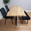 Wood Dining Set with Velvet Chairs Velvet Bench-2016181341-2016181340