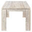 Table de salle à manger 60 po, rectangulaire, finition taupe, moderne, pouvant accueillir confortablement 6 po
