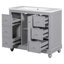 Meuble-lavabo simple 36 po avec plateau en résine Derian-1071399037