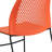 Oliverson Plastic Stacking Lobby Chairs with Honeycomb Backs-485854536-409419449-447234825