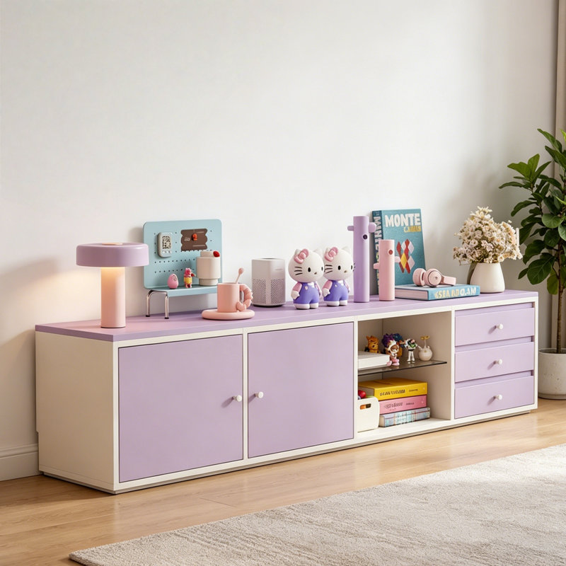Creative Purple TV Stand