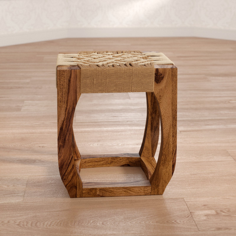 Dawley Solid Wood Accent Stool